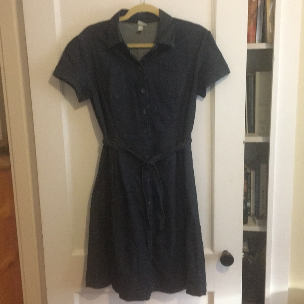 Merona denim button-down dress